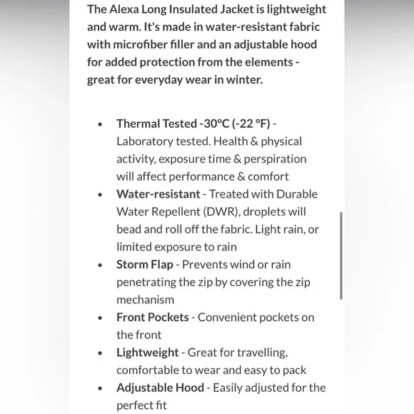 Mountain warehouse jacket Alexa Womens Insulated Jacket size 10 winter jacket​​ - Picture 13 of 16